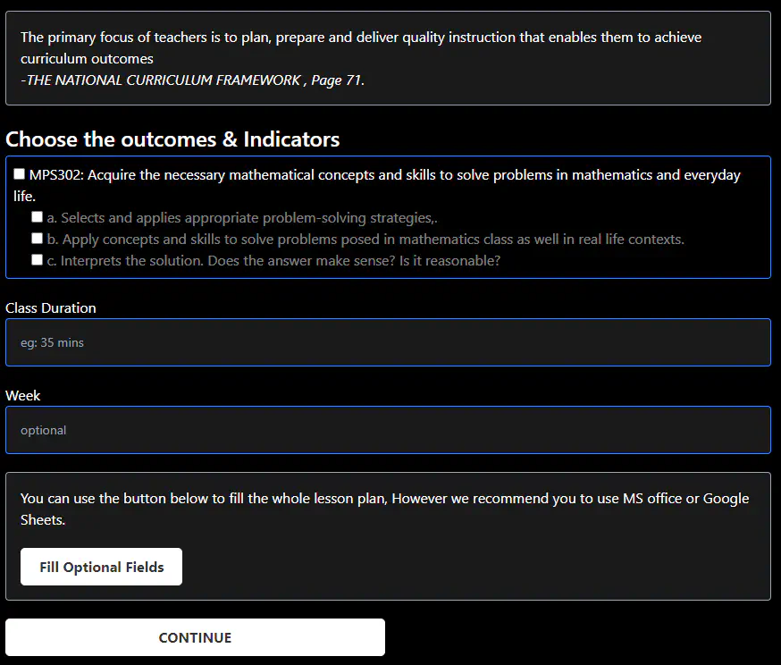 Lessonfuse generation example